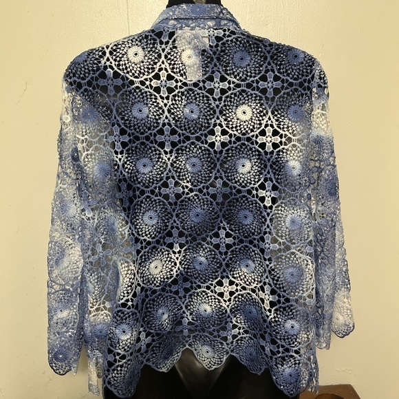 VINTAGE Lace Alfred Dunner Top! - Picture 3 of 8